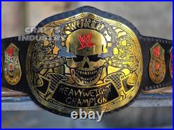 Smoking Skull Stone Cold Wrestling Championship Belt Adult Replica 2mm Brass
