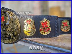 Smoking Skull Stone Cold Wrestling Championship Belt Adult Replica 2mm Brass
