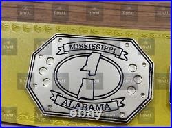 Southern Championship Wrestling Title Belt Adult Size Brass Plated