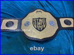 Sting Championship Belt Adult Size Raplica Zinc Plates