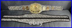 Stone Cold Smoking Skull Championship Belt HD 4mm with Faux Snake Skin Cover