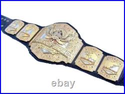 Strike Force world champion wrestling MMA championship belt adult size brass