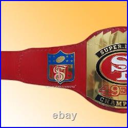Super Bowl SF 49ers Championship Belt Replica 2MM Title (SAME DAY DISPATCH)