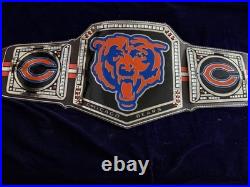 Superbowl CHICAGO BEARS Championship Title Belt Zinc Adult Size 2mm ZINC