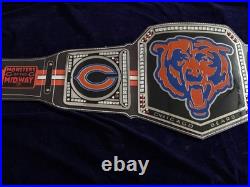 Superbowl CHICAGO BEARS Championship Title Belt Zinc Adult Size 2mm ZINC