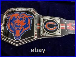 Superbowl CHICAGO BEARS Championship Title Belt Zinc Adult Size 2mm ZINC