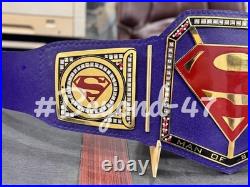 Superman Wrestling championship Belt Adult size Replica 2MM/4MM