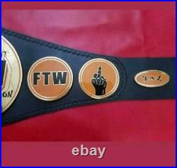 TAZ FTW Heavyweight Championship Belt adult size genuine leather replica 2mm