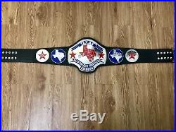 TEXAS Heavyweight Wrestling championship belt. Adult size