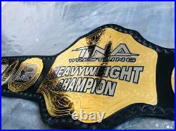 TNA Heavyweight Wrestling Championship Replica Belt Adult Size Belt Dual Plated