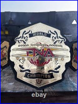 TNA NEW World Heavyweight Wrestling Championship Replica Belt 2mm Brass TNA NEW World Heavyweight Wrestling Championship Replica Belt 2mm Brass