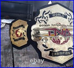 TNA NEW World Heavyweight Wrestling Championship Replica Belt 2mm Brass TNA NEW World Heavyweight Wrestling Championship Replica Belt 2mm Brass