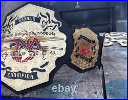 TNA NEW World Heavyweight Wrestling Championship Replica Belt 2mm Brass TNA NEW World Heavyweight Wrestling Championship Replica Belt 2mm Brass