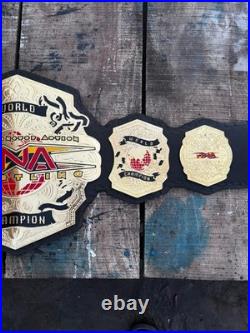 TNA NEW World Heavyweight Wrestling Championship Replica Belt 2mm Brass TNA NEW World Heavyweight Wrestling Championship Replica Belt 2mm Brass