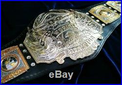 TNA Replica World Championship Belt Releathered WWE NWA Impact Wrestling