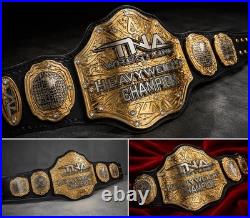 TNA Wrestling Heavyweight Championship Belt Replica Gold Plated 4mm Zinc Gold