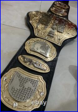 TNA Wrestling Heavyweight Championship Belt Replica Gold Plated 4mm Zinc Gold