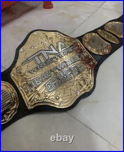 TNA Wrestling Heavyweight Championship Belt Replica Gold Plated 4mm Zinc Gold