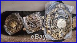 TRIPLE CROWN Heavyweight championship belt. Adult size belt 4MM THICK PLATES