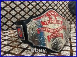 Television HeavyWeight Wrestling Championship Belt Replica Black Leather