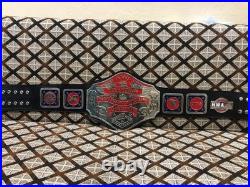 Television HeavyWeight Wrestling Championship Belt Replica Black Leather