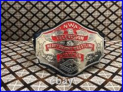 Television HeavyWeight Wrestling Championship Belt Replica Black Leather