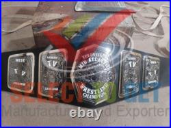 Television MID Atlantic Championship Wrestling Dual Plated Belt Television MID Atlantic Championship Wrestling Dual Plated Belt