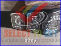 Television MID Atlantic Championship Wrestling Dual Plated Belt Television MID Atlantic Championship Wrestling Dual Plated Belt