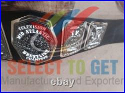 Television MID Atlantic Championship Wrestling Dual Plated Belt Television MID Atlantic Championship Wrestling Dual Plated Belt
