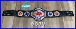 Texas Heavyweight Championship Wrestling Replica Title Belt 2mm Plate Adult Size