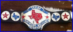 Texas Heavyweight Championship Wrestling Replica Title Leather Belt 2mm 4mm