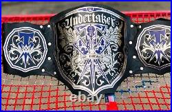 The Phenom Undertaker Championship Replica Title Real Leather Brass Plated Belt