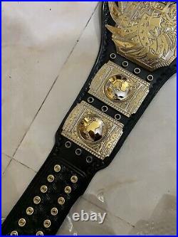 Tna Midwest Heavyweight Championship belt, 4mm Zinc, Dual Plated, Real Leather