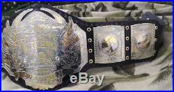 Tna World Champion Heavyweight Championship Leather Replica Belt Thick Plates