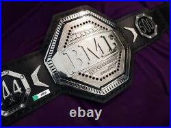 UFC BMF Replica Belt Brass Plates Title Leather Championship Belt, Adult Size
