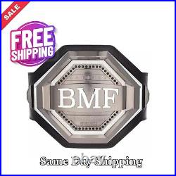 UFC BMF Replica Title Belt Championship Adult Size Brass 2MM Original Leather