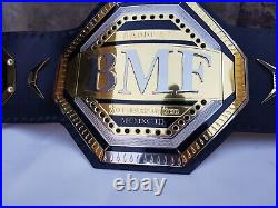 UFC BMF Replica Title Belt Championship Adult Size Brass 2MM Original Leather