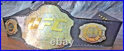 UFC Boxing Ultimate Fighting Championship Belt Replica Dual Plate Adult size