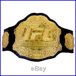 UFC Championship Belt Ultimate Fighting Replica Belts 50 Gold Color ...