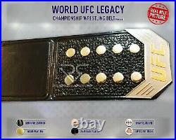 UFC Legacy Championship Belt with Premium Quality Leather Strap Adult Size (2mm)