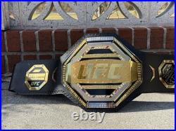 UFC Legacy Championship Title Belt 2mm Brass Gold Adult Size Belt