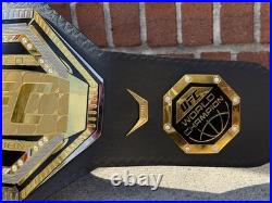 UFC Legacy Championship Title Belt 2mm Brass Gold Adult Size Belt