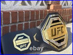 UFC Legacy Championship Title Belt 2mm Brass Gold Adult Size Belt