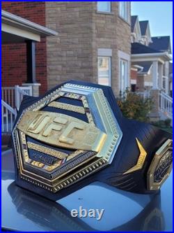 UFC Legacy Championship Title Belt 6mm Zinc Gold Adult Size Replica Belt