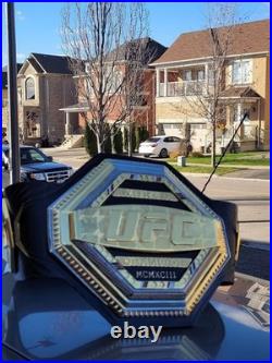 UFC Legacy Championship Title Belt 6mm Zinc Gold Adult Size Replica Belt