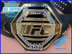 UFC Legacy Championship Title Belt Brass Gold Adult Size Replica Belt 4mm