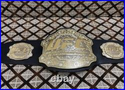 UFC Replica Championship Belt Gold Black Mixed Martial Arts MMA 8mm zinc