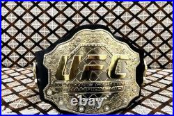 UFC Replica Championship Belt Gold Black Mixed Martial Arts MMA 8mm zinc