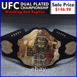 UFC ULTIMATE FIGHTING CHAMPIONSHIP Dual Plated TITLE REPLICA BELT 2MM Brass