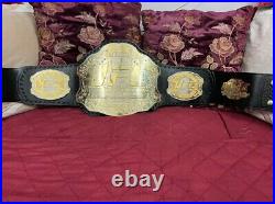 UFC ULTIMATE FIGHTING CHAMPIONSHIP TITLE REPLICA BELT 2MM Brass Dual Plate Adult